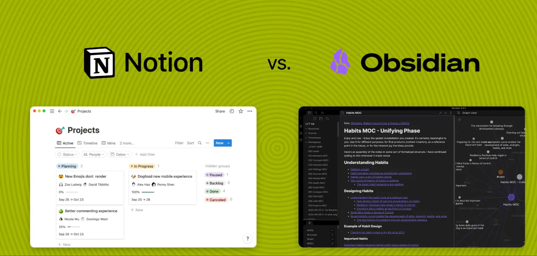 Notion vs. Obsidian: Which Knowledge Management Tool Wins?